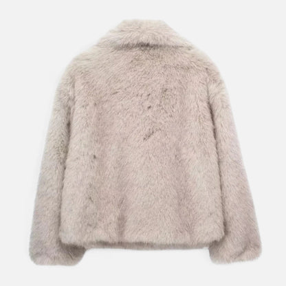 Women’s Chic Faux Fur Warm Jacket