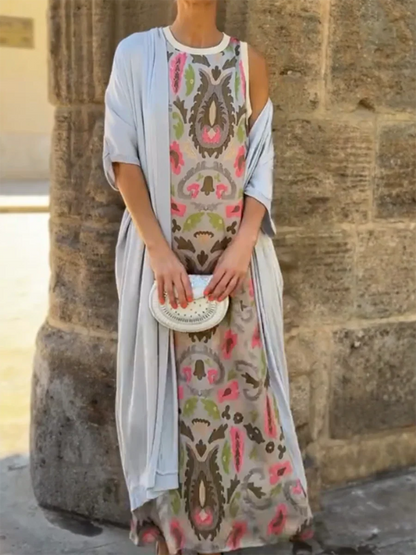 Boho Chic Two-Piece Dress