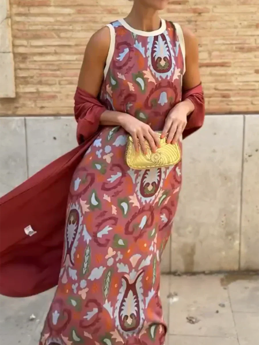Vestido de dos piezas bohemio chic