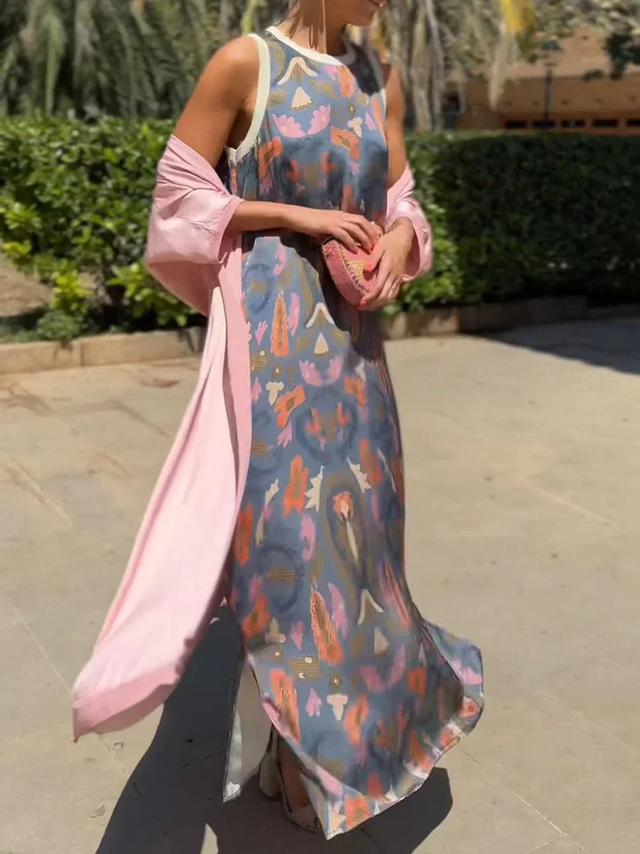 Vestido de dos piezas bohemio chic