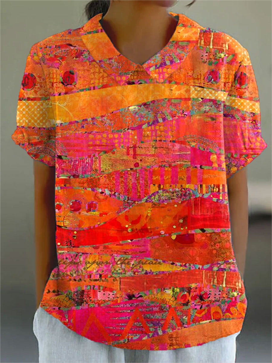 Abstract Print Shirt