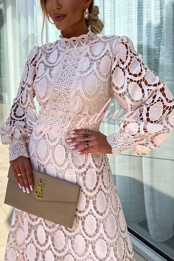 Vestido romántico de encaje