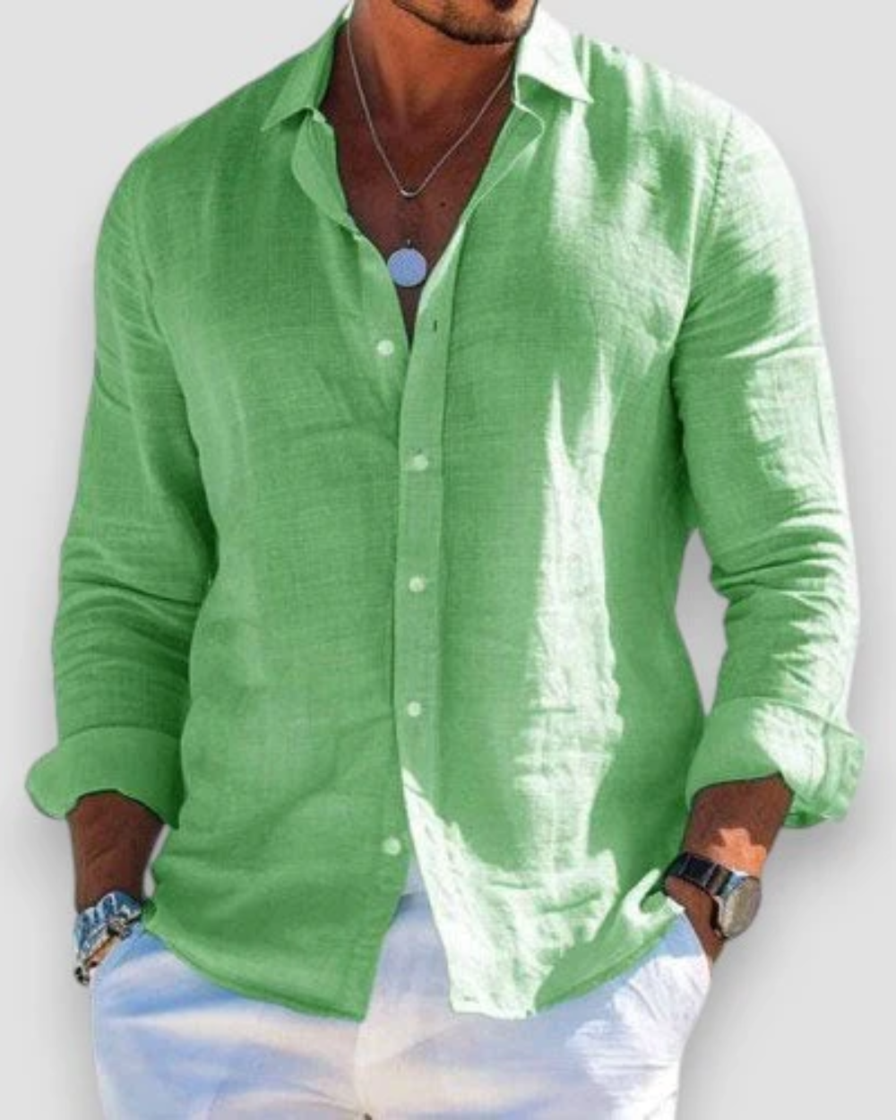 Camisa veraniega de corte holgado