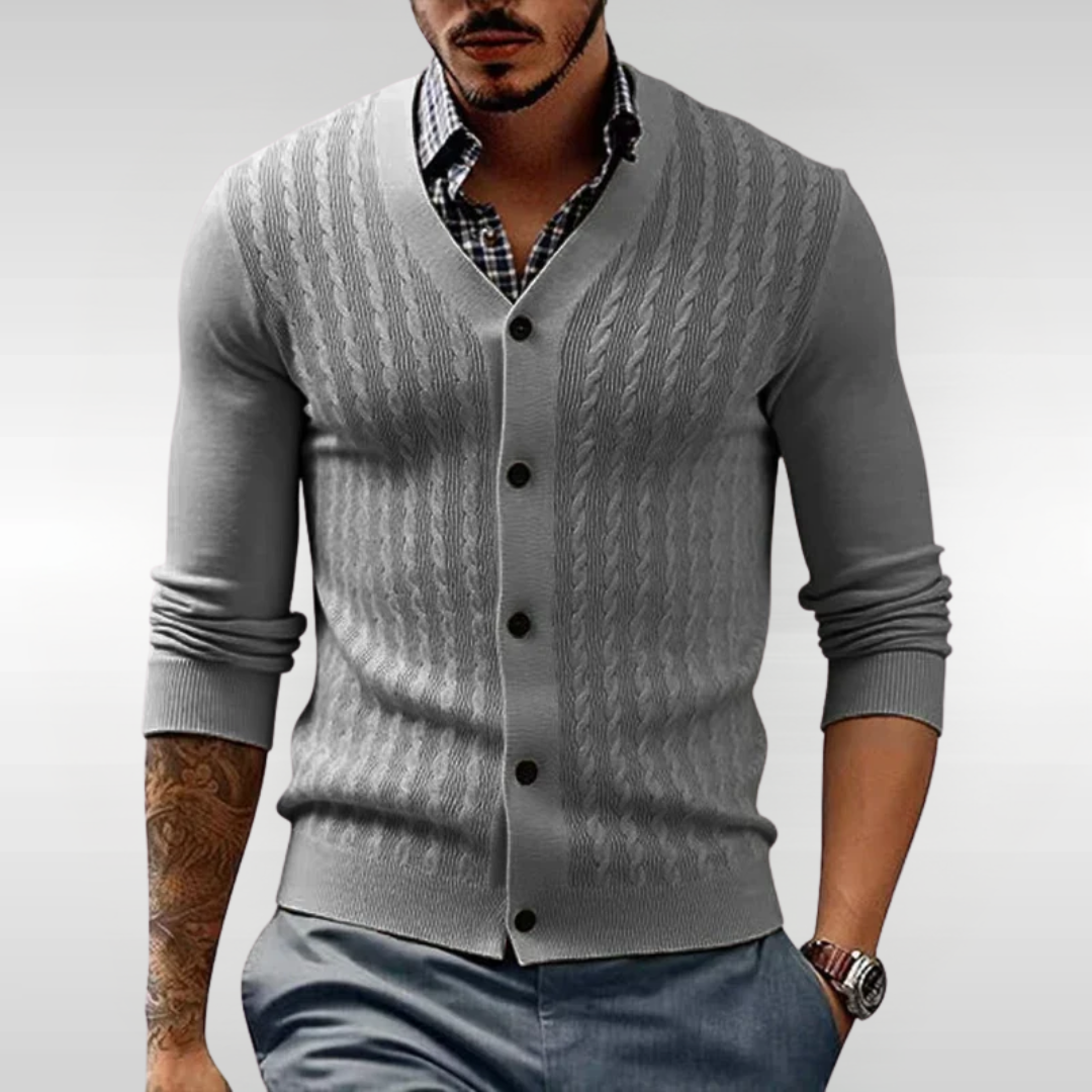CABLE KNIT CARDIGAN | REFINED STYLE, ALL-DAY COMFORT