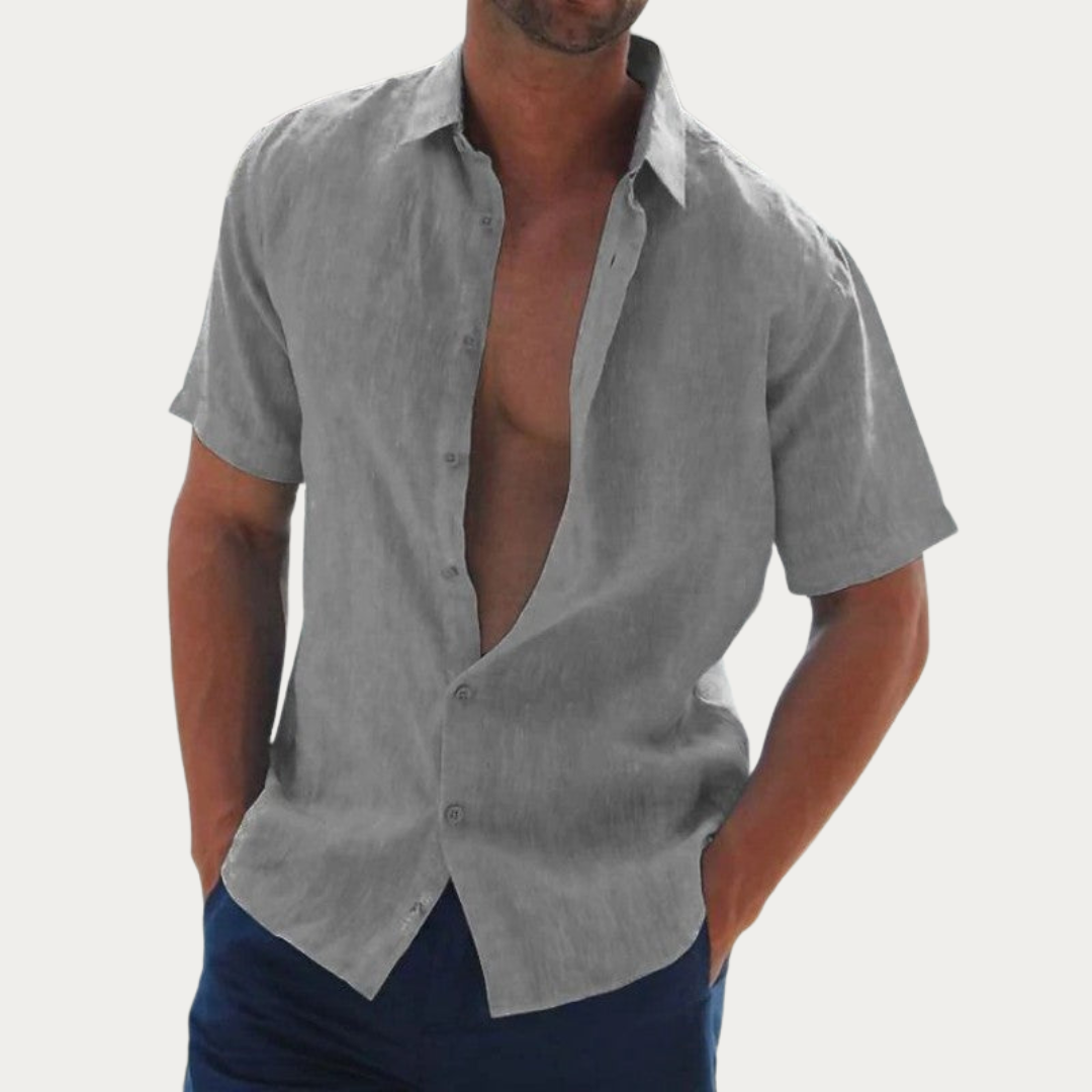 Camisa casual de manga corta