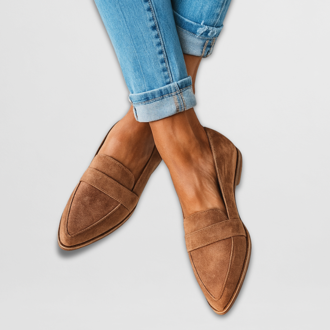 Claire™ | Mocasines de ante suave