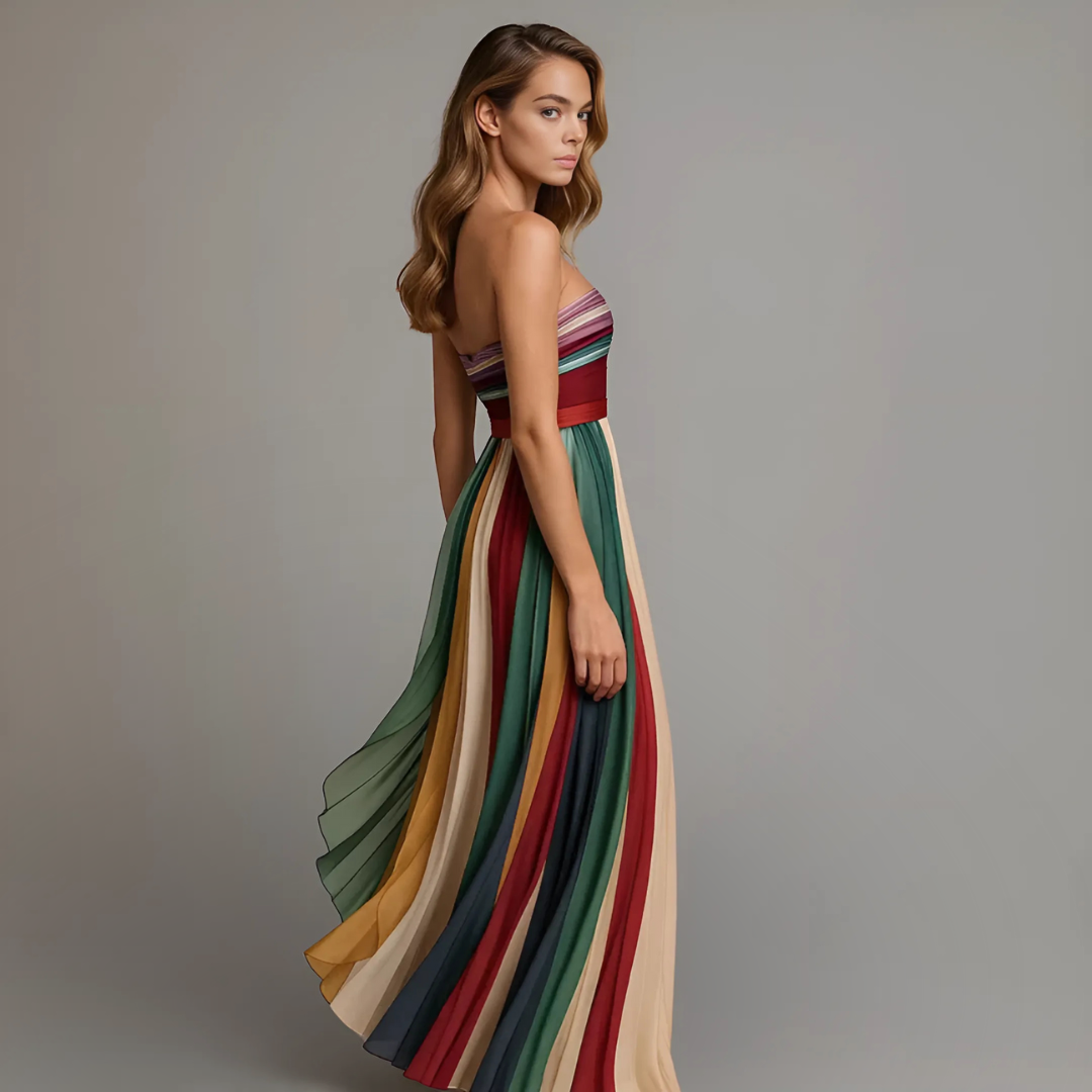 Emily | Vestido maxi glamuroso y elegante para mujer