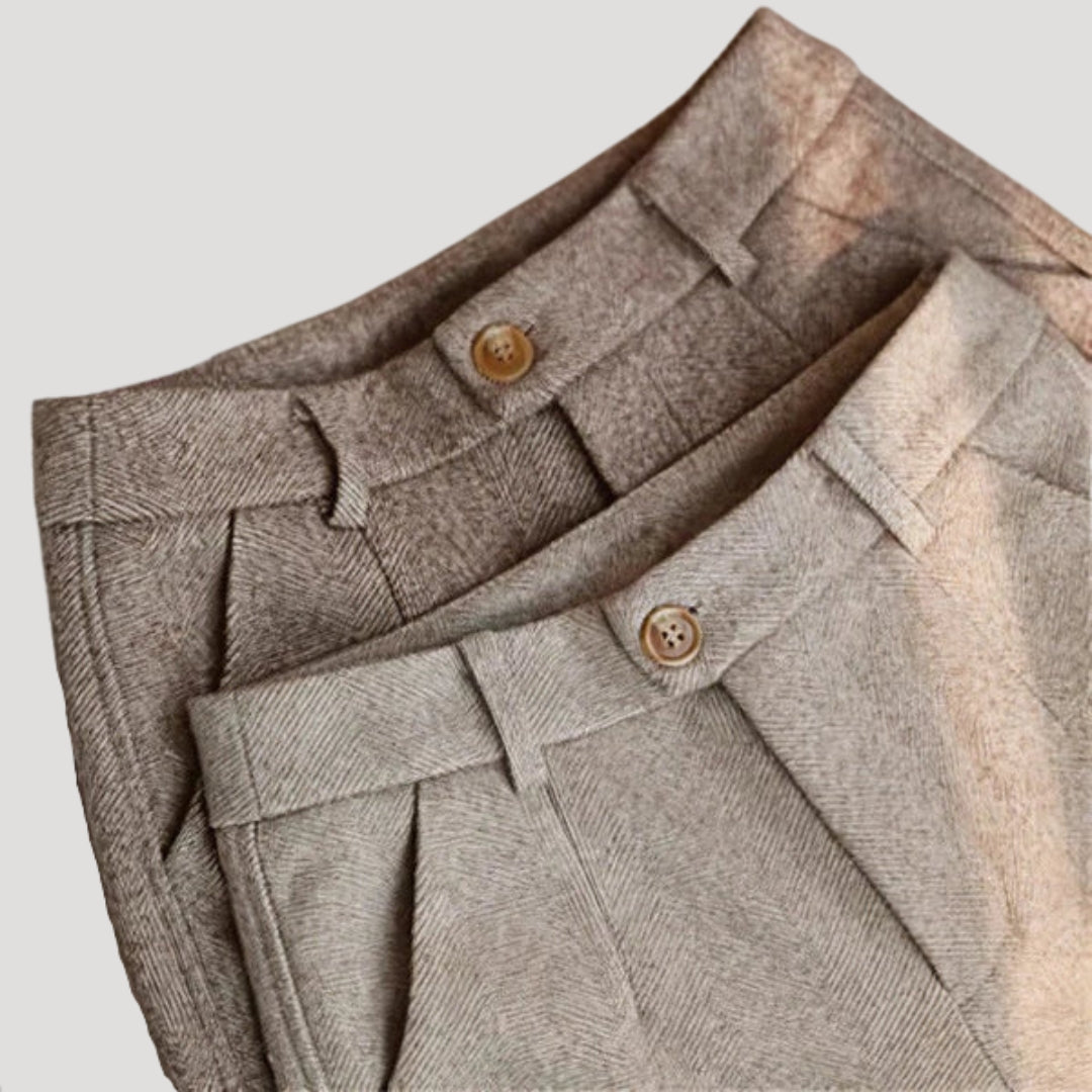 Men’s Spring Tailored Ankle-Length Pants