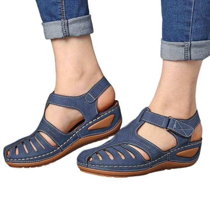 Sandalias ortopédicas de cuña Calypso Gladiator