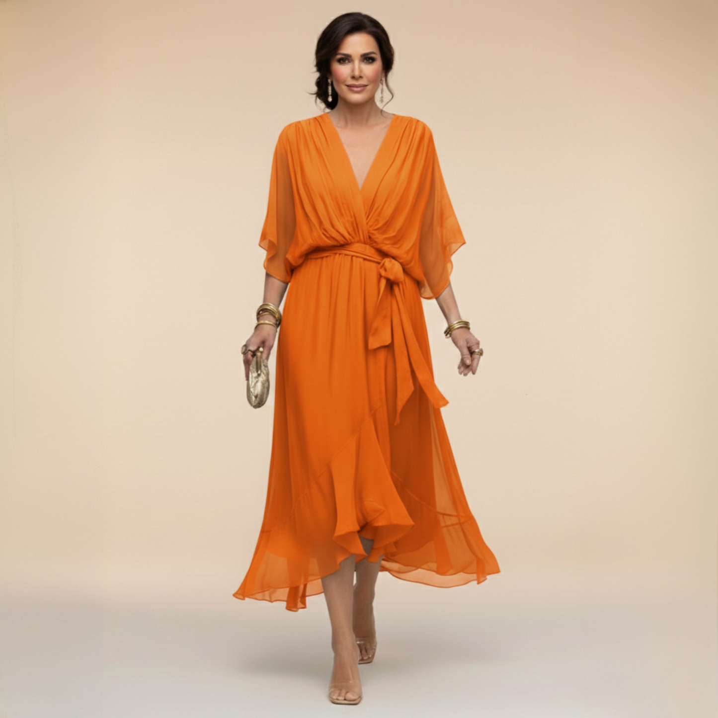 Sarah | Sandra V-Neck Dress