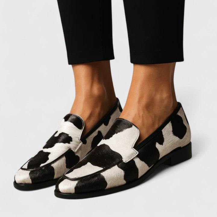Cushioned Elegance Real Leather Loafers