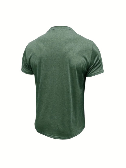 Classic Round Neck Pocket Shirt