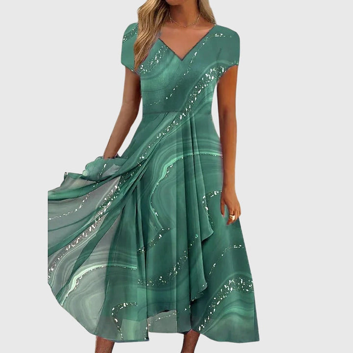 Vestido midi fluido