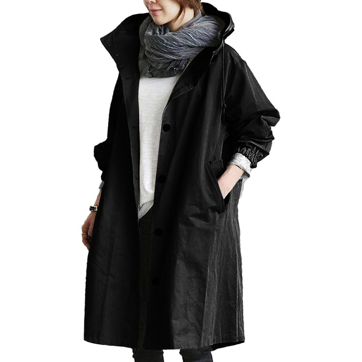 Women’s Casual Long Hooded Coat