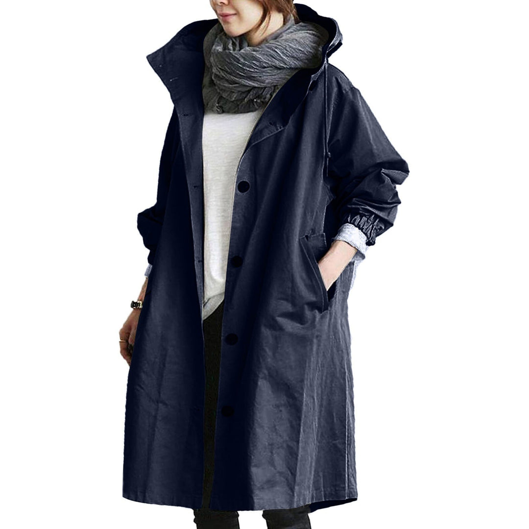 Women’s Casual Long Hooded Coat