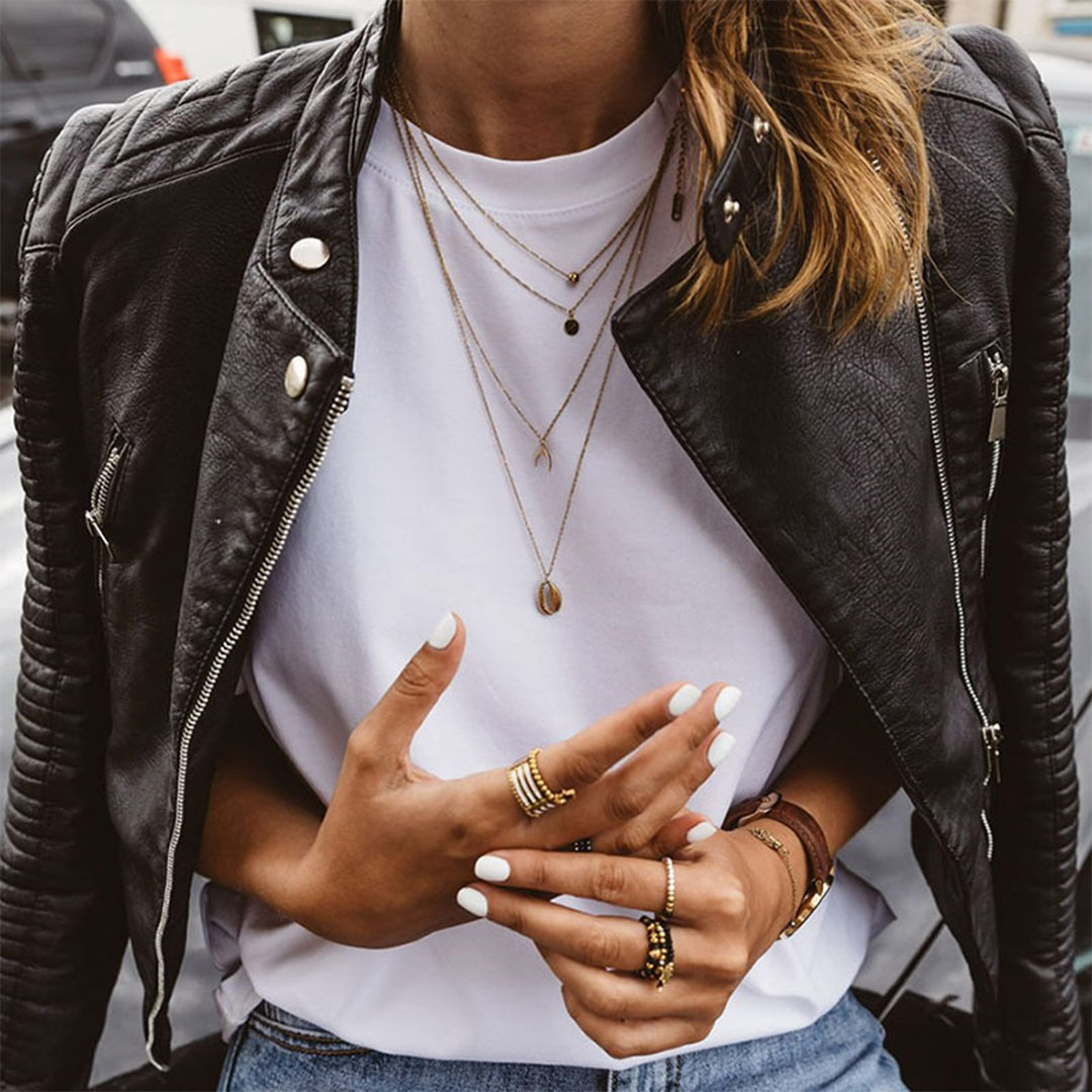 Casual Biker Style Zipper Jacket for Women