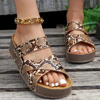 Brown Snake Print