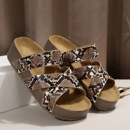 Orthopedic Leather Strap Sandals