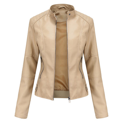 Women’s Elegant Slim-fit Biker Jacket