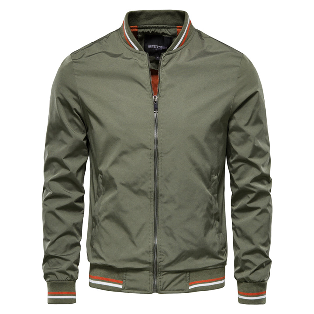 Chaqueta bomber de streetwear moderna y a la moda para hombre