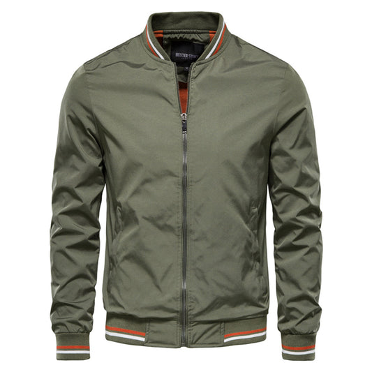 Chaqueta bomber de streetwear moderna y a la moda para hombre