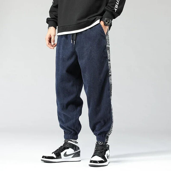 Men’s Casual Jogger Pants with Side Panels