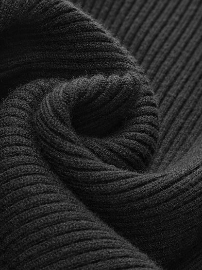 Women’s Spring Stylish Ribbed Turtleneck Sweater