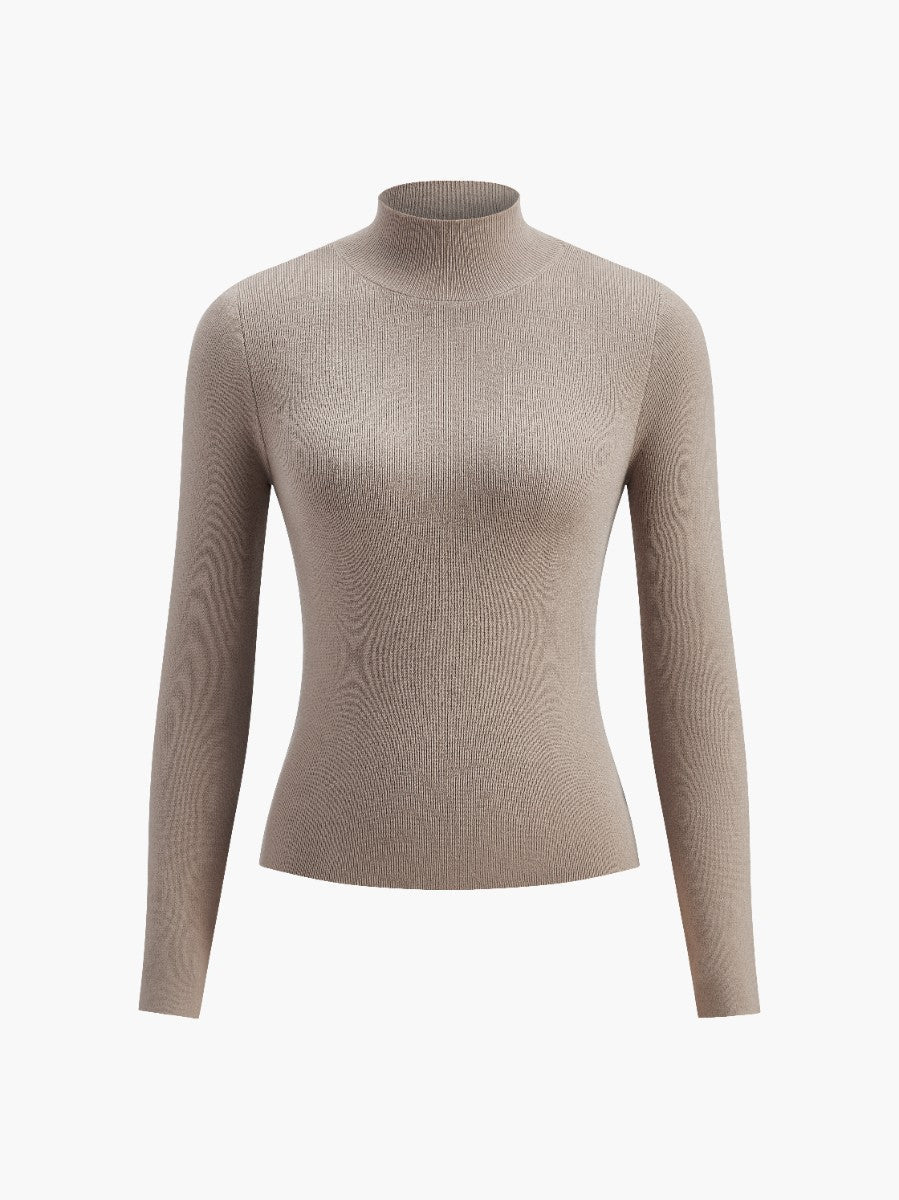 Women’s Spring Comfortable Mock Neck Top