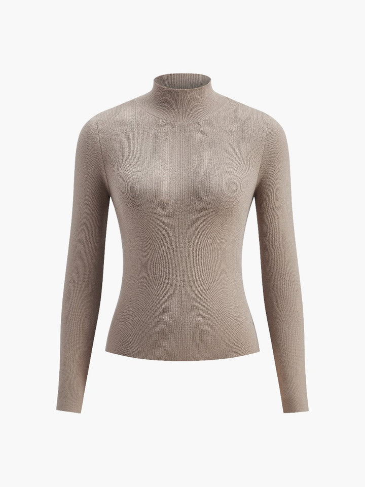 Women’s Spring Comfortable Mock Neck Top