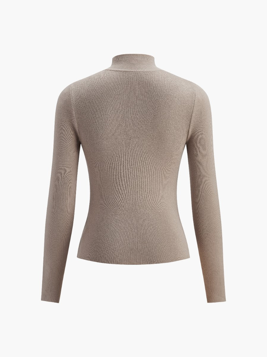 Women’s Spring Comfortable Mock Neck Top