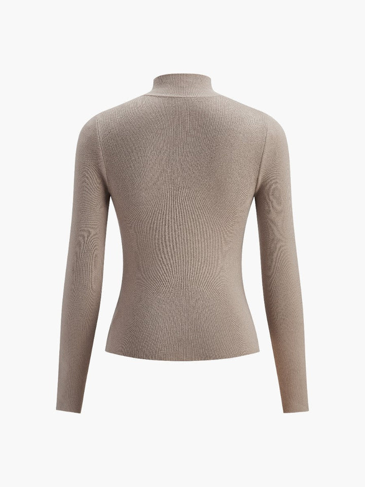 Women’s Spring Comfortable Mock Neck Top