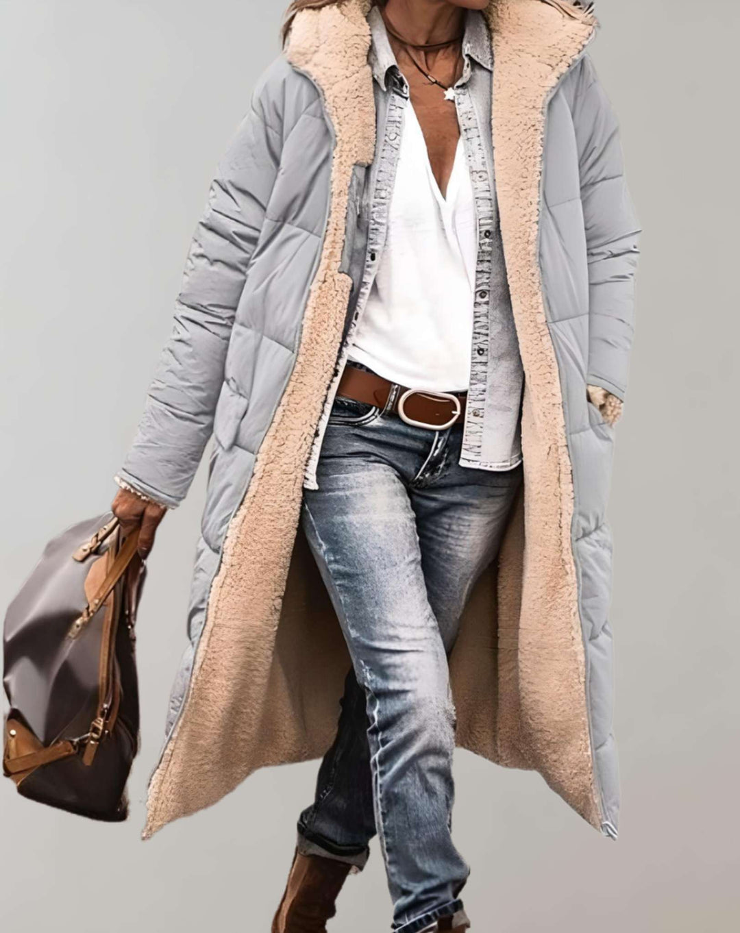 Women’s Winter Quilted Coat with Lining