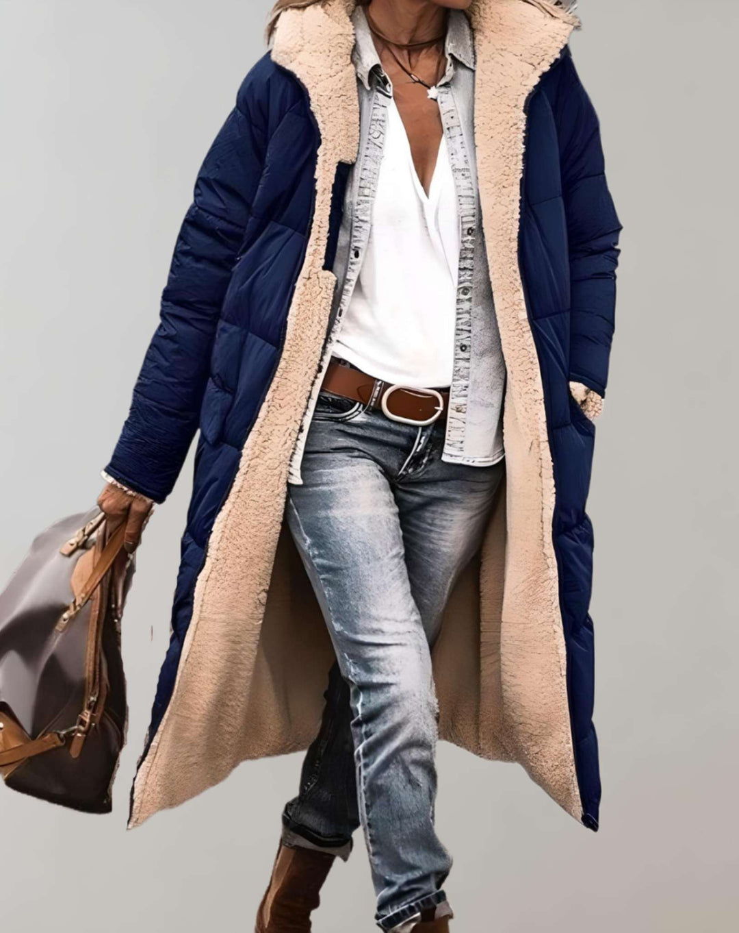 Women’s Winter Quilted Coat with Lining