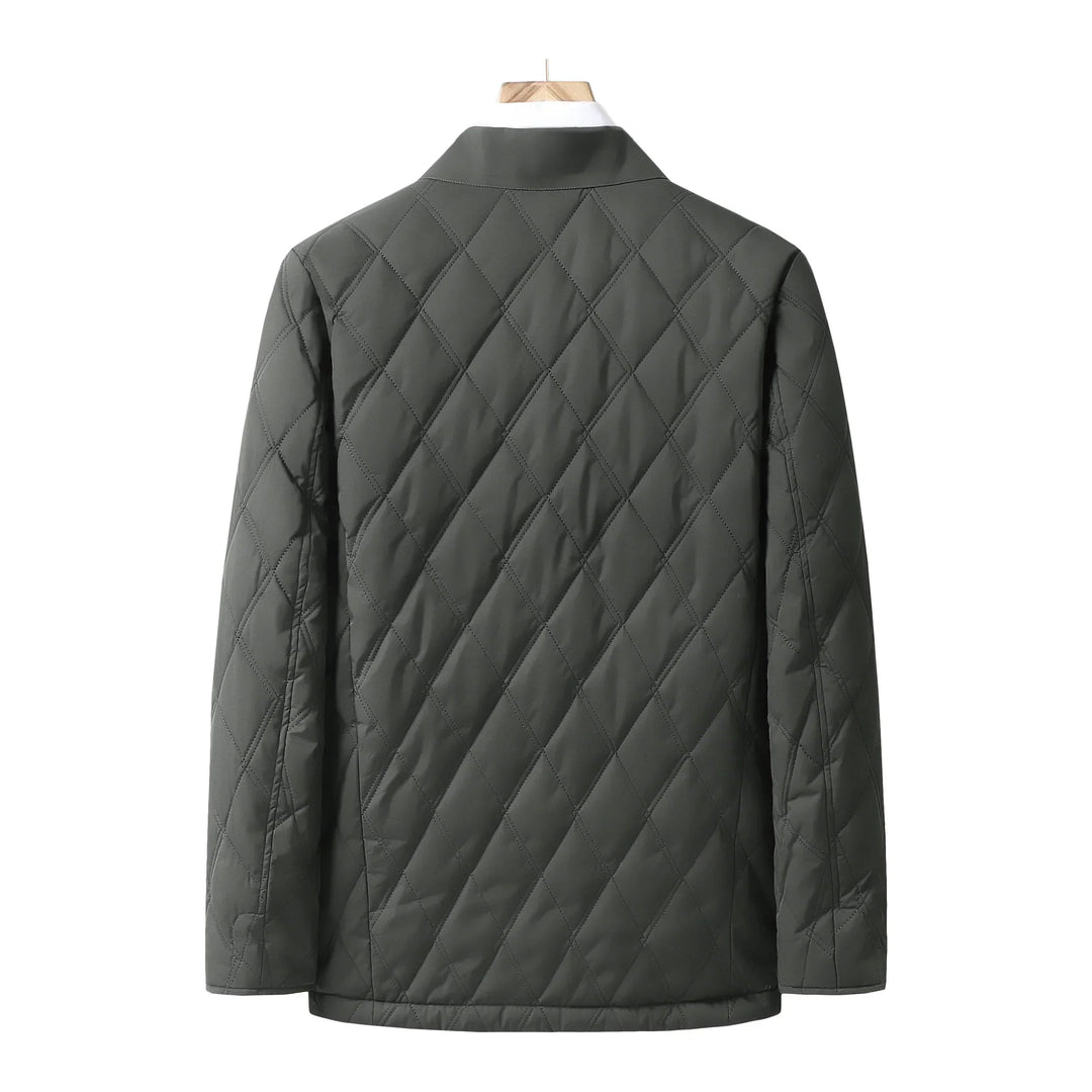 Men Winter Quilted Waterproof Jacket