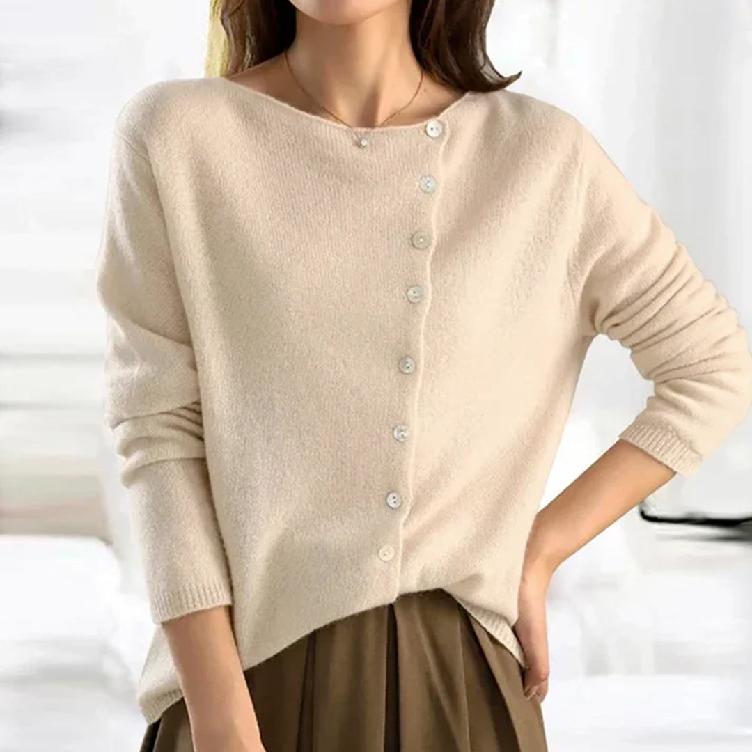 Women’s Relaxed Fit Winter Button Front Cardigan