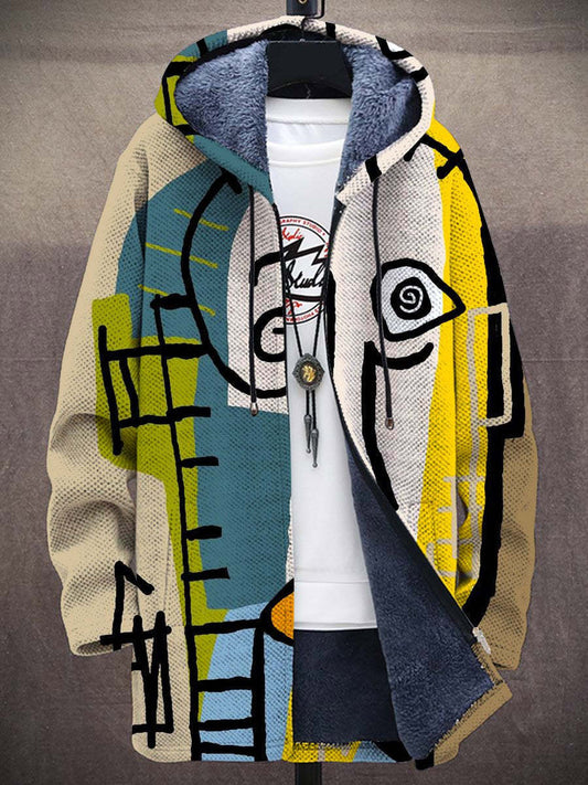 Fashionable Urban Print Cardigan