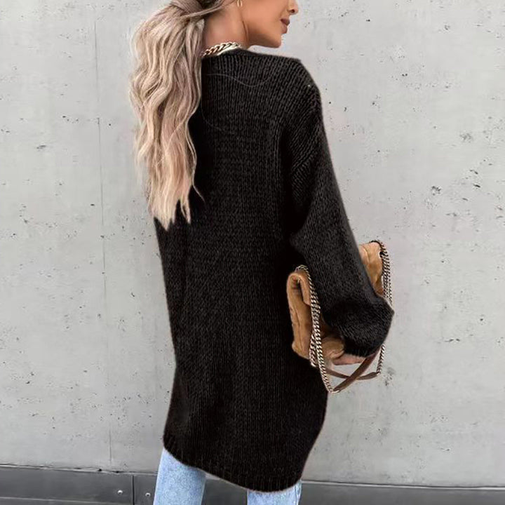 Women’s Relaxed Fit Long Open Front Cardigan