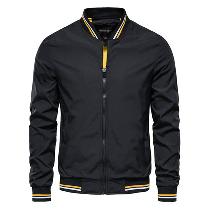 Chaqueta bomber de streetwear moderna y a la moda para hombre