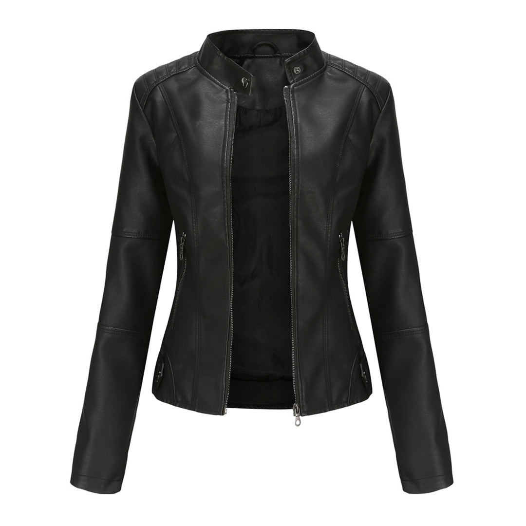 Women’s Elegant Slim-fit Biker Jacket