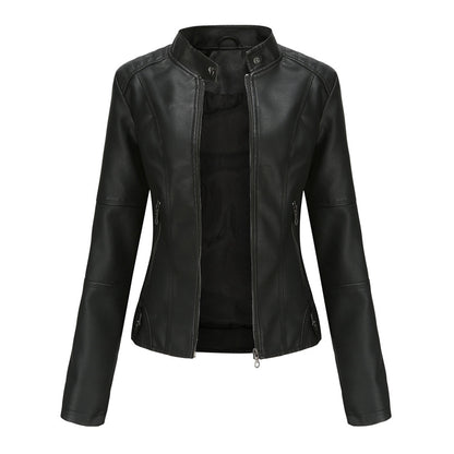 Women’s Elegant Slim-fit Biker Jacket