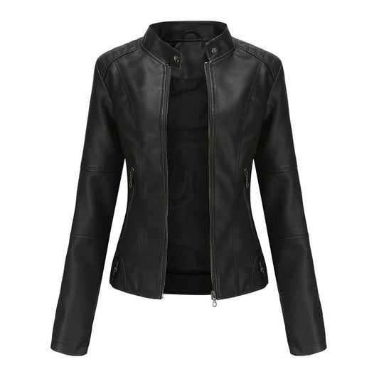 Women’s Elegant Slim-fit Biker Jacket