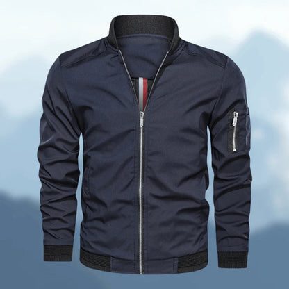 Trendy Slim Fit Bomber Jacket For Men