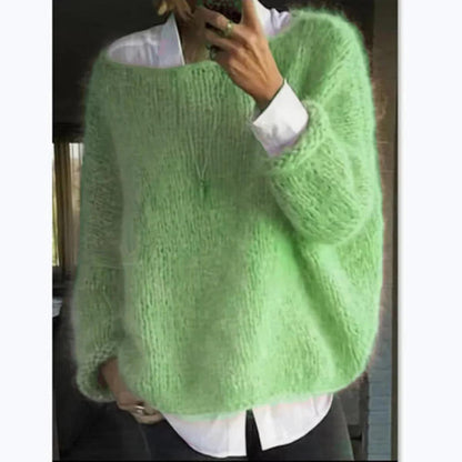 Women’s Cozy Long Sleeve Knit Sweater