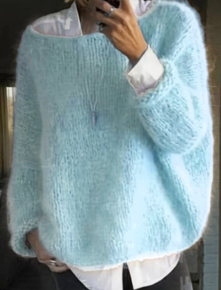 Women’s Cozy Long Sleeve Knit Sweater