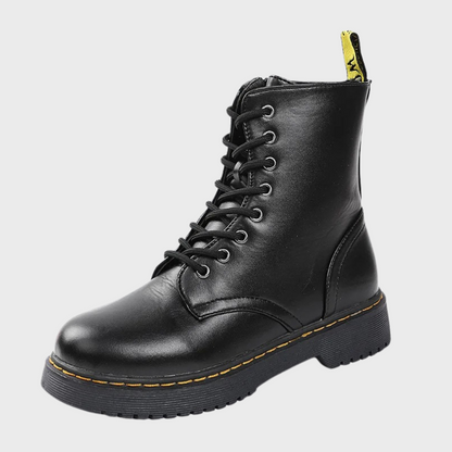 Men’s Lace-Up Leather Combat Boots