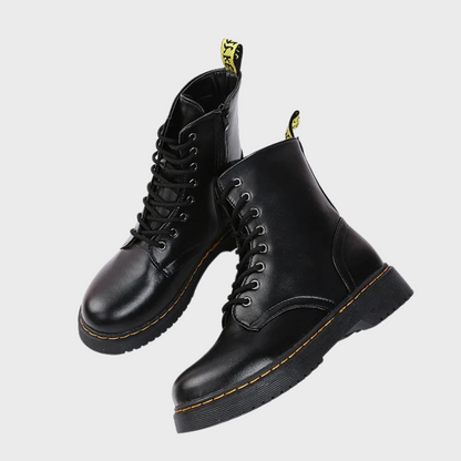 Men’s Lace-Up Leather Combat Boots