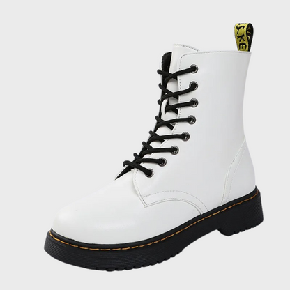Men’s Lace-Up Leather Combat Boots