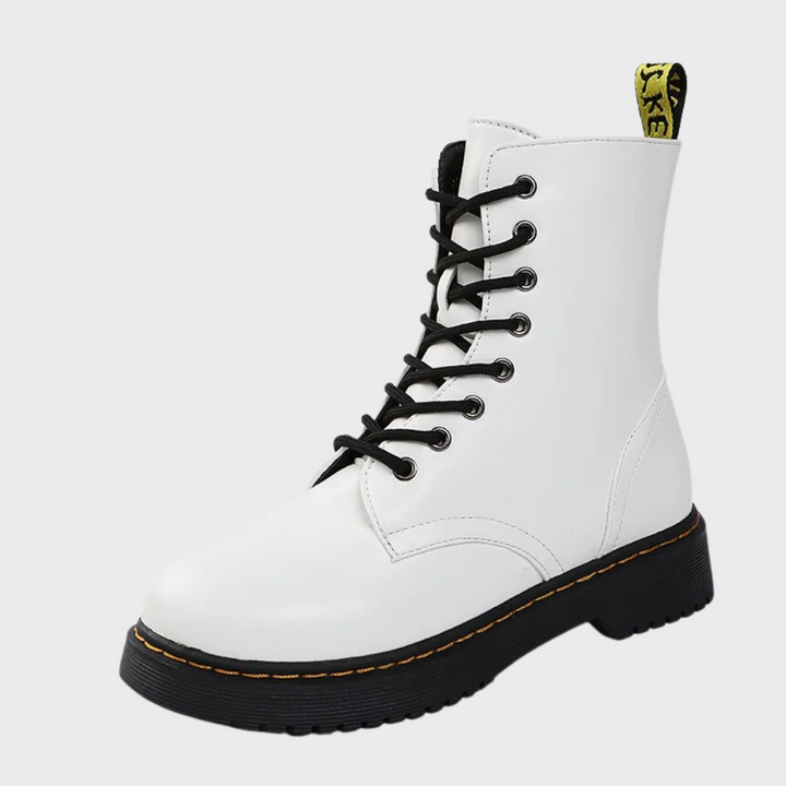 Men’s Lace-Up Leather Combat Boots