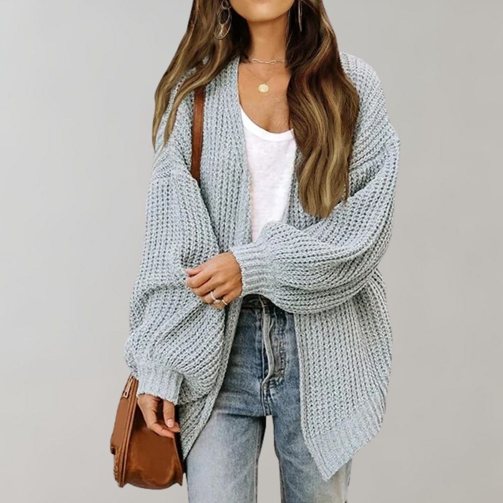 Women’s Relaxed Fit Knit Open Front Cardigan