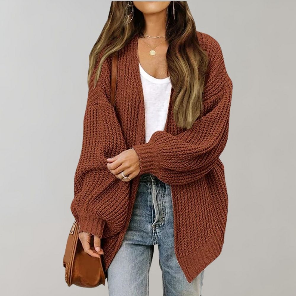 Women’s Relaxed Fit Knit Open Front Cardigan